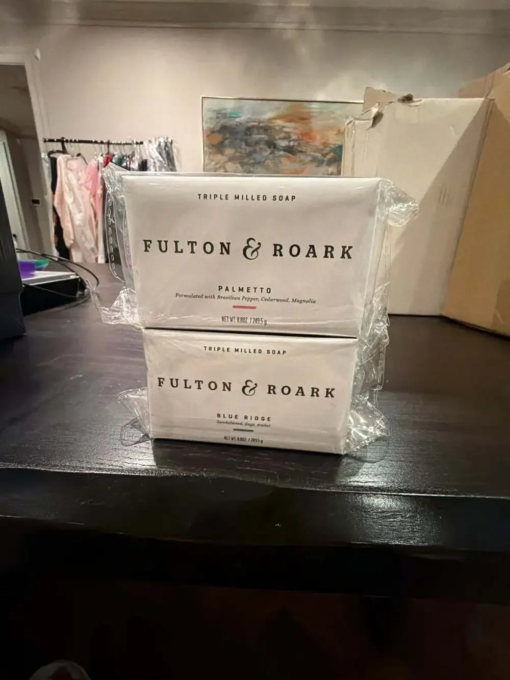 Fulton & Roark Triple Milled Bar Soap Set of 2 Palmetto and Blue Ridge SEALED